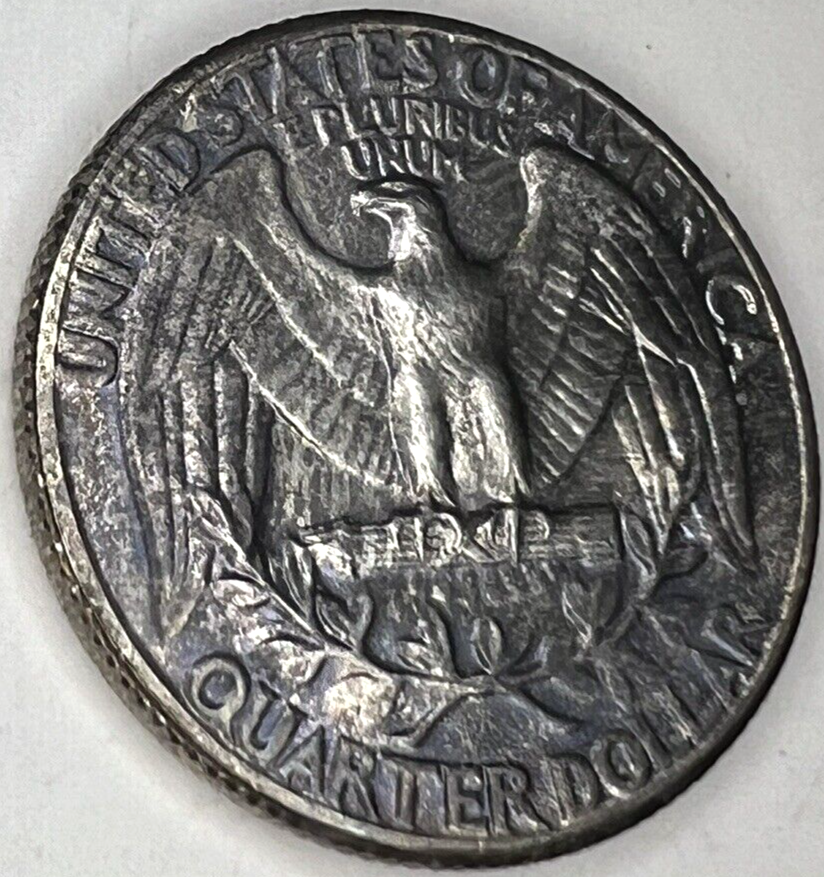 1962-P GEM BU Washington End Coin OBW US Treasury 90% Silver Quarter TONER ALERT