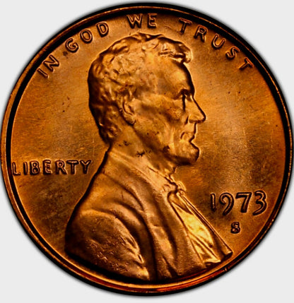 1973 S Lincoln Memorial BU Brilliant Uncirculated 1C From 🔥OBW Bank Roll🔥