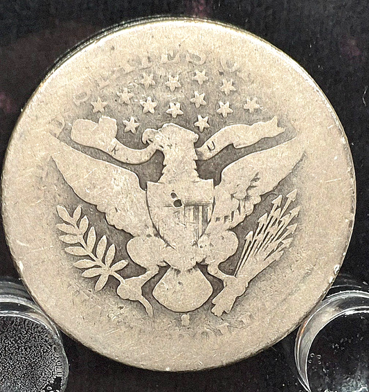 1894 S Barber Half Dollar 90% Silver 50C AG or Less Partial Motto