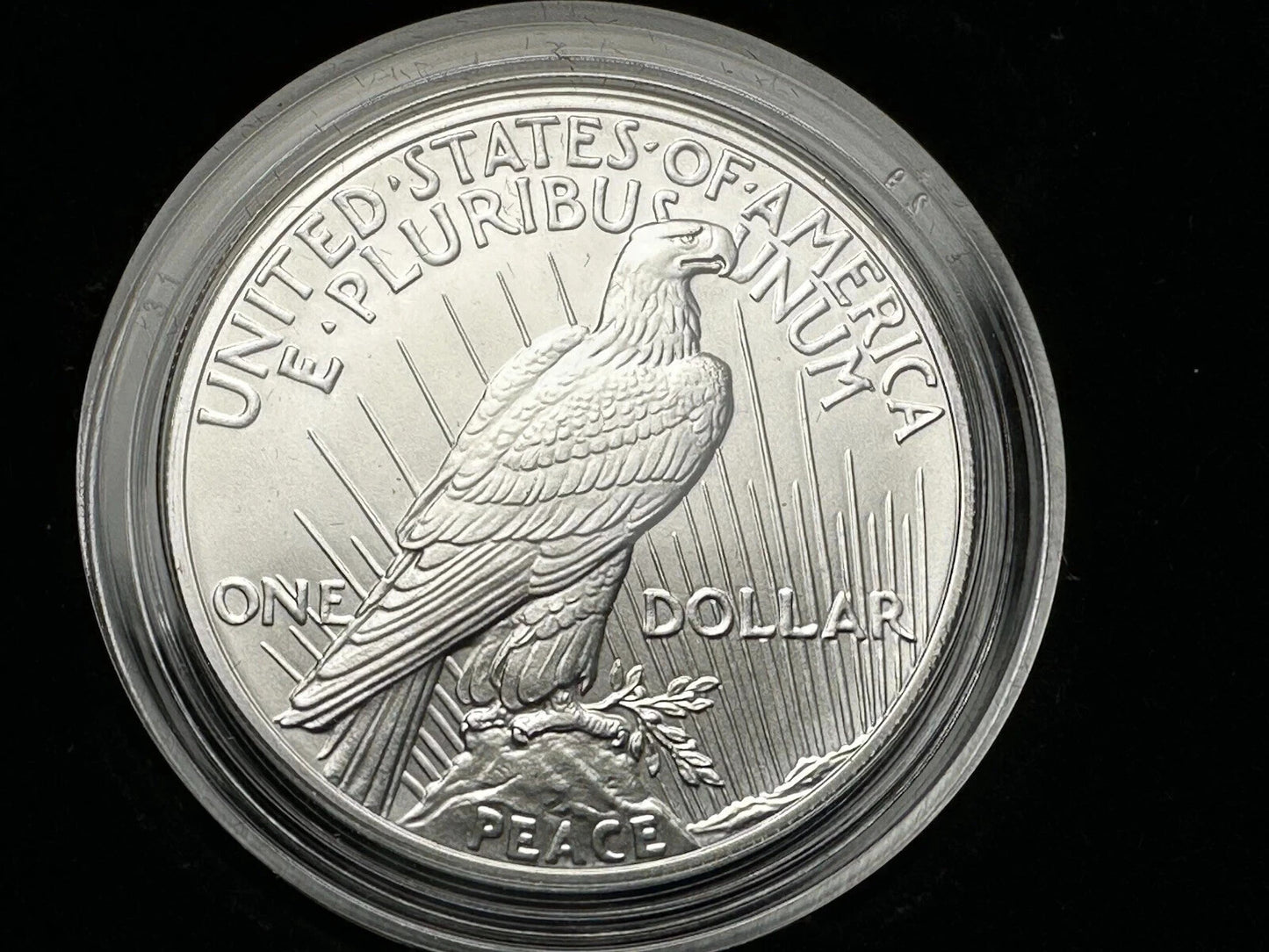 {4 Coin Set}  2023 Morgan & Peace Silver Dollars  Unc & Proof OGP BOX COA .9999