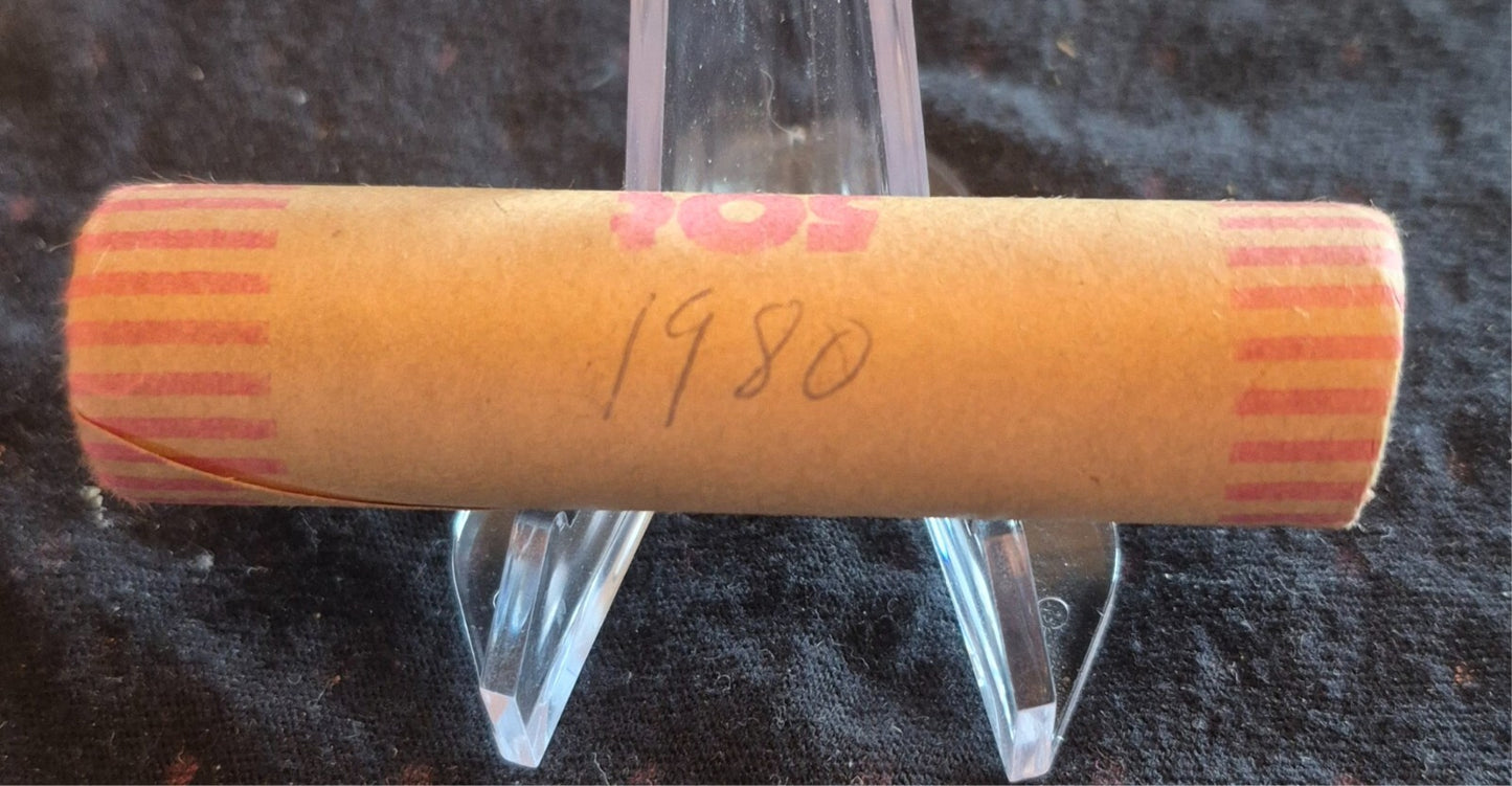 1980 P Lincoln Memorial BU Brilliant Uncirculated 1C From 🔥OBW Bank Roll🔥