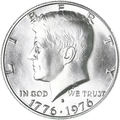 ✅ 1976S Kennedy Half Dollar 40% Silver Brilliant Uncirculated BiCentennial Coins