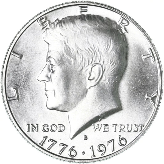 ✅ 1976S Kennedy Half Dollar 40% Silver Brilliant Uncirculated BiCentennial Coins