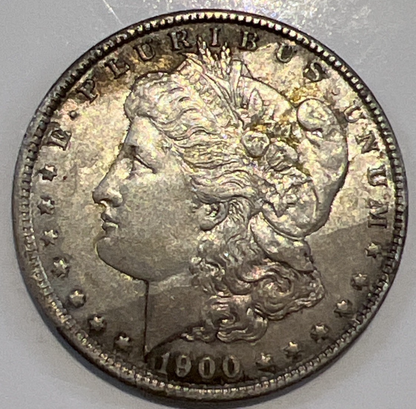 1900-O Morgan BEAUTIFUL TONING 90% Silver $1 Dollar SHARP Details Great Strike