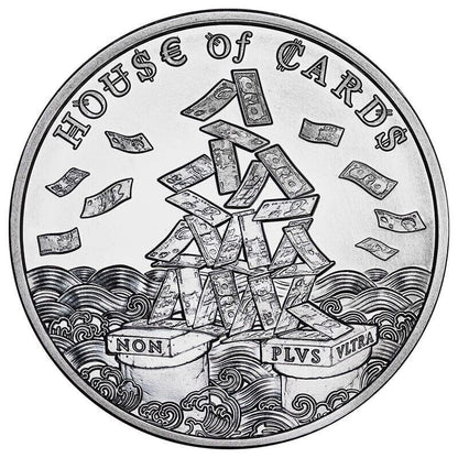 2022 - 2oz .9999 Silver - The Awakening Series - House of Cards Collectible Coin