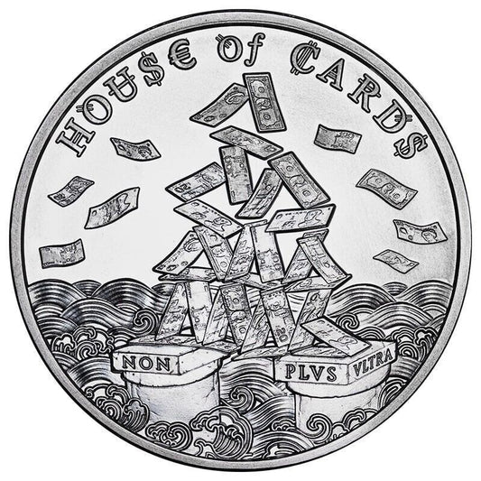 2022 - 2oz .9999 Silver - The Awakening Series - House of Cards Collectible Coin