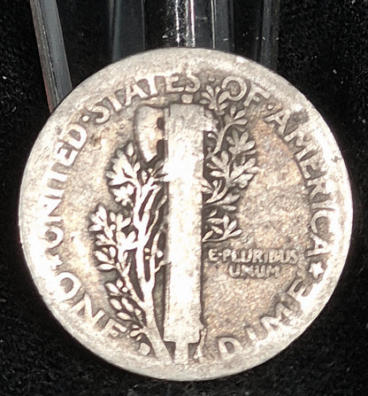 1917 D MERCURY DIME BETTER DATE🥈90% SILVER🥈  SELLING AS SHOWN 10C
