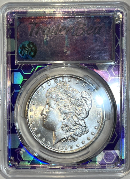 1899 O Morgan Silver Dollar MS63+ PCGS Uncirculated RARE Trader Bee BRIGHT SHINY