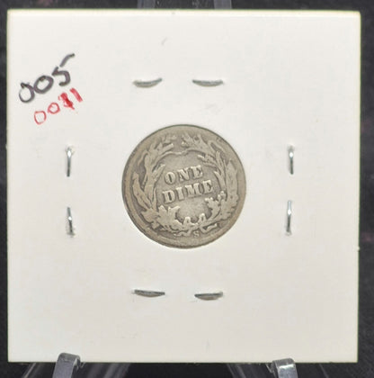 1900 S Barber Dime 🥈90% Silver🥈Good Detailed Circulated Condition