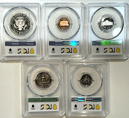 1988-S Proof Set Date 5 Coin Newly Graded PCGS PR69 DCAM Perfect Gift