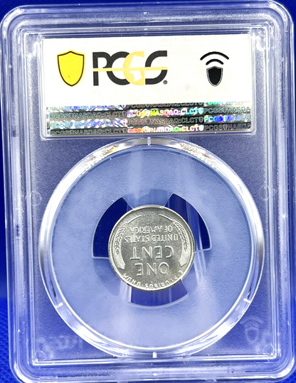 🏅 1943 Lincoln 1C Wheat Penny 🔥 PCGS  MS65 🔥 STEEL CENT SHARP DETAILS ✅