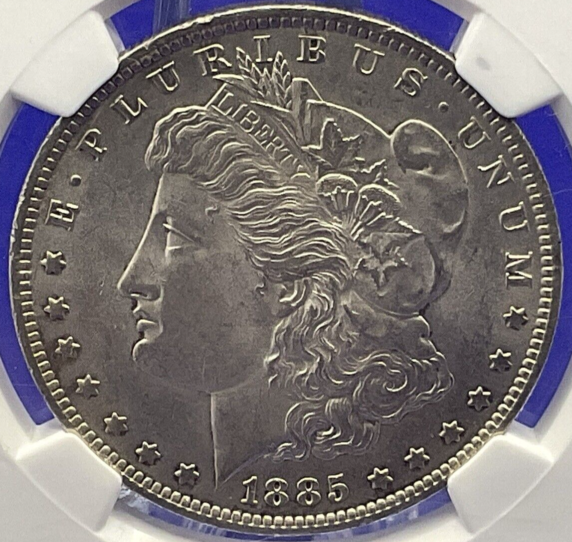 🔥 1885 O Morgan Silver Dollar NGC MS63 Sharp Details Beautiful Collector Coin