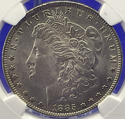 🔥 1885 O Morgan Silver Dollar NGC MS63 Sharp Details Beautiful Collector Coin