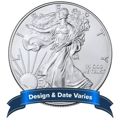American Silver Eagle 1 oz .999 Fine Random Year Brilliant Uncirculated Coins 🔥