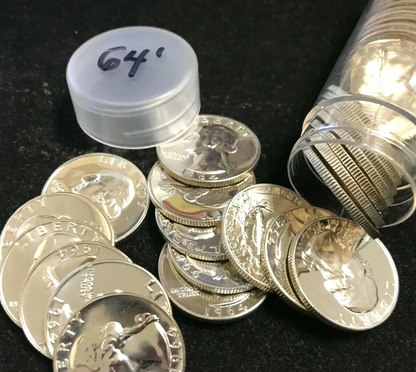 ✅ PROOF 1964 P Washington Quarter GEM BRILLIANT UNCIRCULATED 90% Silver Coin ✅