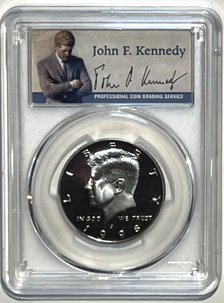 1998-S Kennedy Half Dollar Proof PCGS PR69DCAM John Kennedy JFK Label Signature