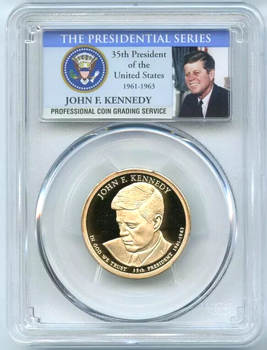 ✅ 2015 S John F. Kennedy Presidential Dollar PCGS PR69DCAM Photo Label KEY DATE!