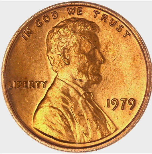 1979 P Lincoln Memorial BU Brilliant Uncirculated 1C From 🔥OBW Bank Roll🔥