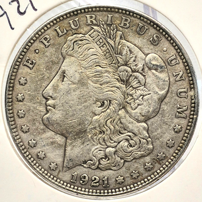 1921 Morgan $1 Dollar 90% Silver 🔥Extra Nice Crisp Details🔥 Circulated