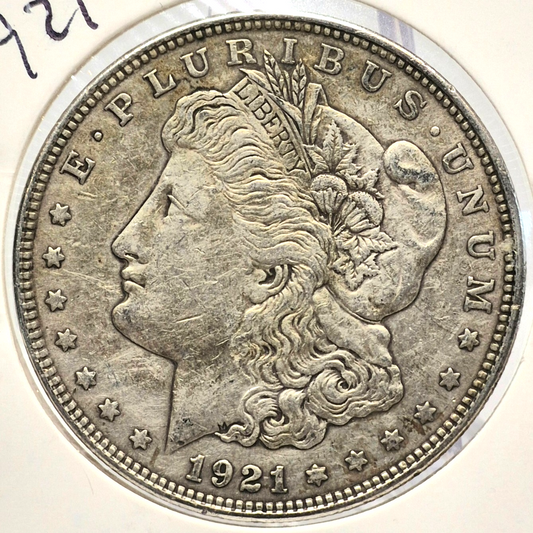 1921 Morgan $1 Dollar 90% Silver 🔥Extra Nice Crisp Details🔥 Circulated