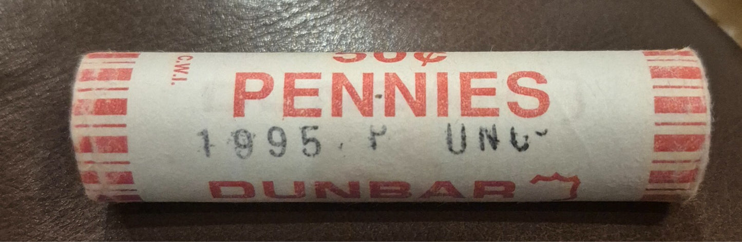 1995 P Lincoln Memorial BU Brilliant Uncirculated 1C From 🔥OBW Bank Roll🔥