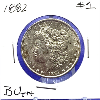 1882 Morgan 90% Silver Dollar Gem UNCIRCULATED Well Struck Early Year