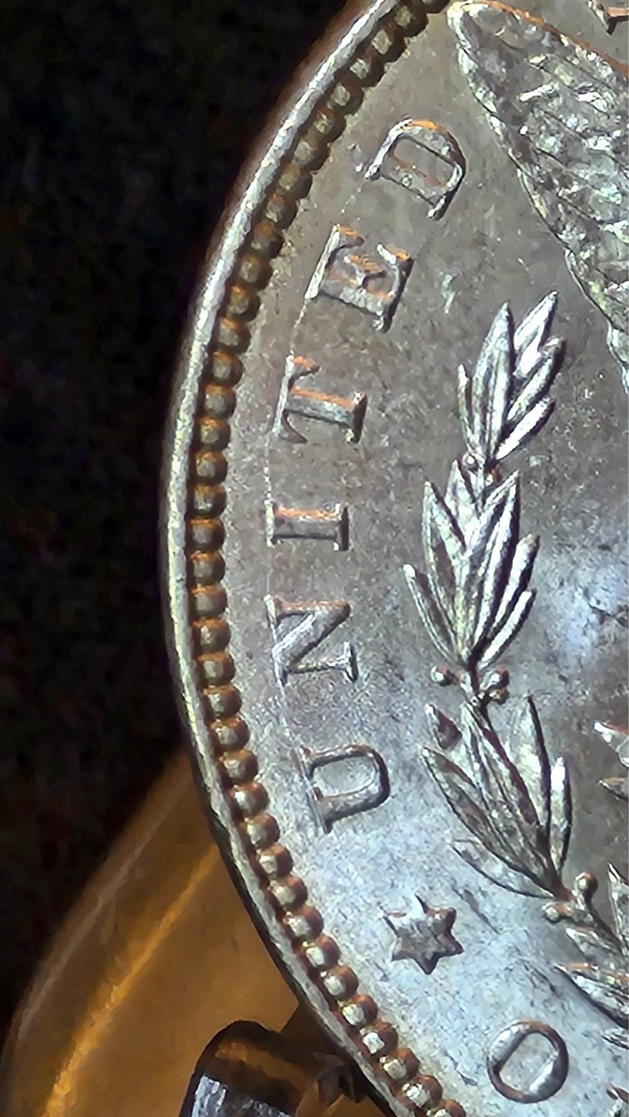 1887-P Morgan 90% Silver Dollar BU Gem, Rev Die Crack, Vam Hunters, Rare Vam 3-A