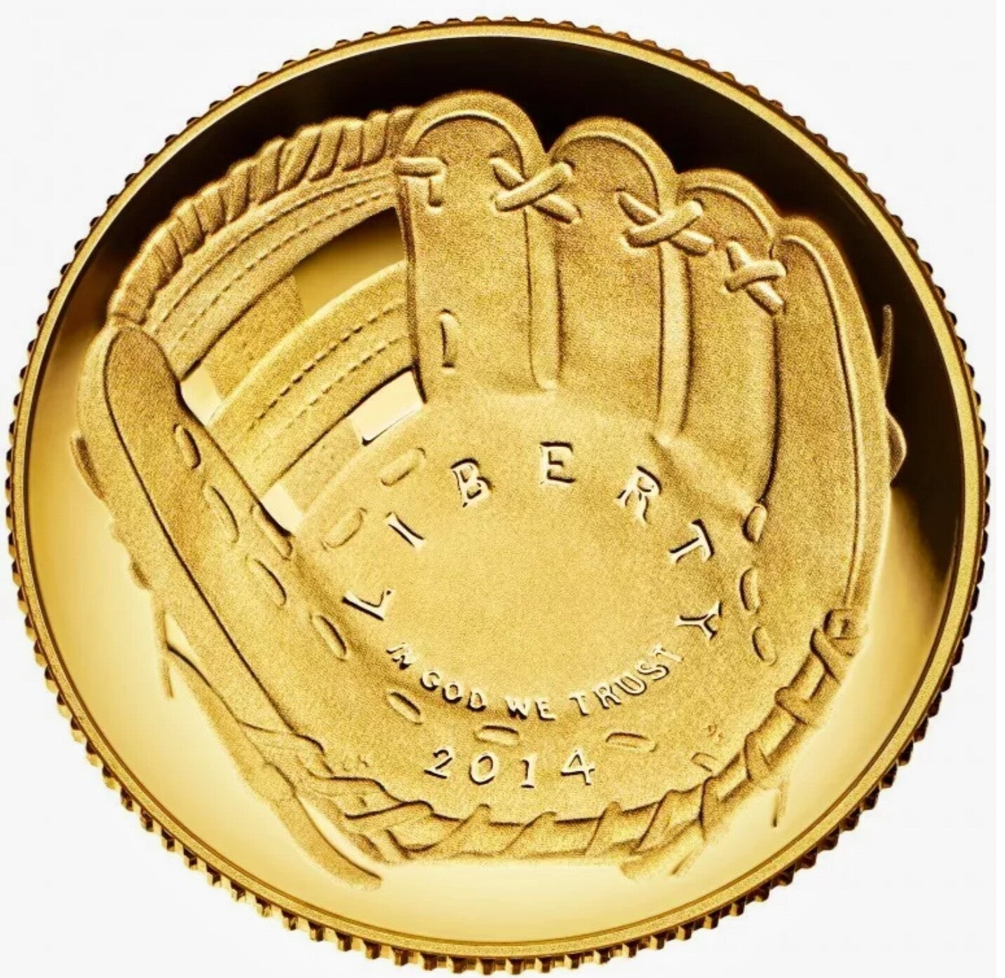 🔥 2014 W National Baseball Hall of Fame Gold 💰PROOF $5 Coin HOF US Mint  ✅