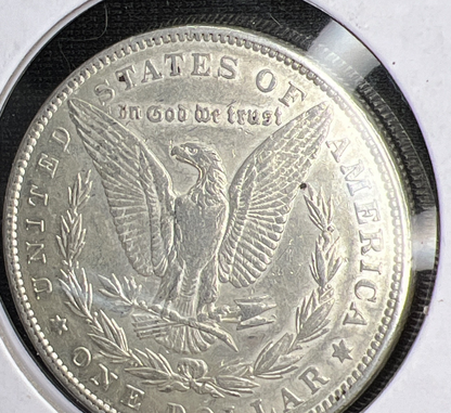 1898 AU Morgan Silver Dollar Shiny Well Struck Finer Details $1 Coin