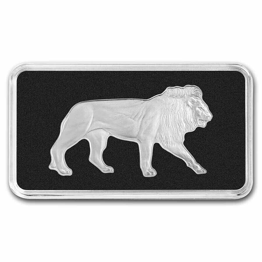 2021 Silver .9999 Animals of Africa: African Lion  + Presentation Box