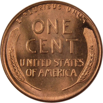 1948 Lincoln Wheat Cent BU Uncirculated Mint State Penny 1c Bright Red RD Coin