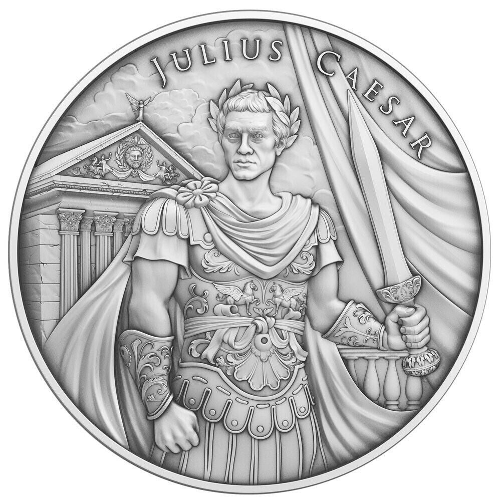 ✅ Set of 4 - Legendary Warriors Series 4 oz .999 Fine SILVER High Relief Coins