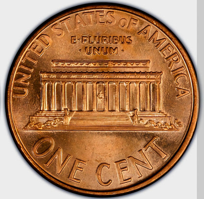 1993 P Lincoln Memorial BU Brilliant Uncirculated 1C From 🔥OBW Bank Roll🔥