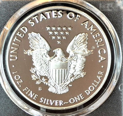 2019-S Silver Eagle PCGS PR70DCAM FDOI Gary Whitley Auto POP 130 1oz .999 SILVER
