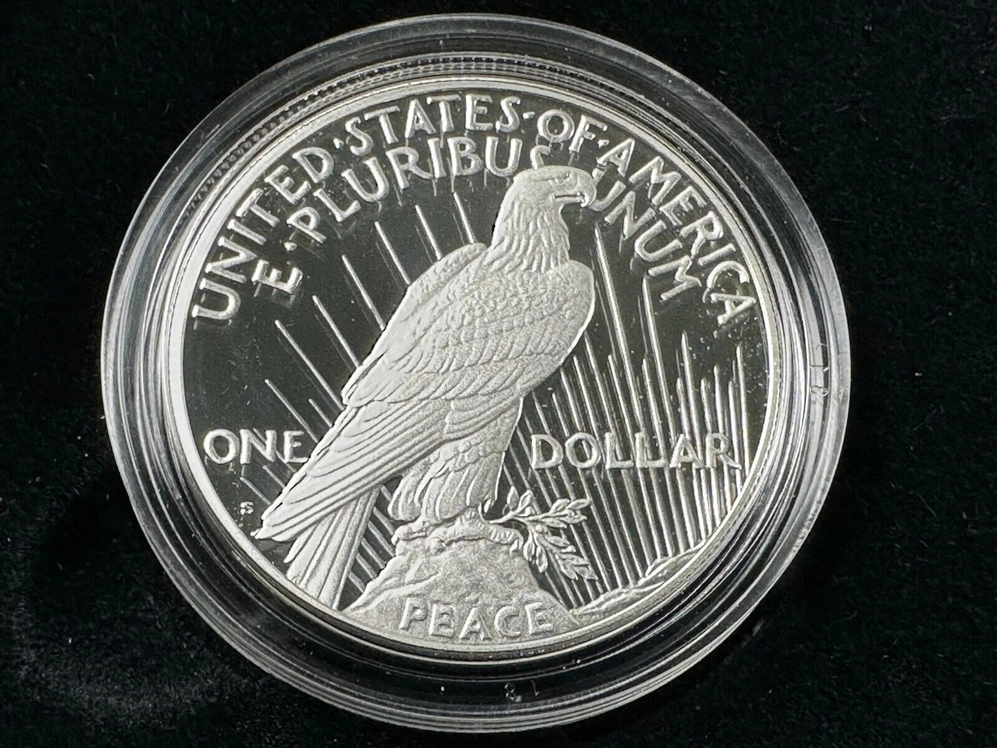 {4 Coin Set}  2023 Morgan & Peace Silver Dollars  Unc & Proof OGP BOX COA .9999