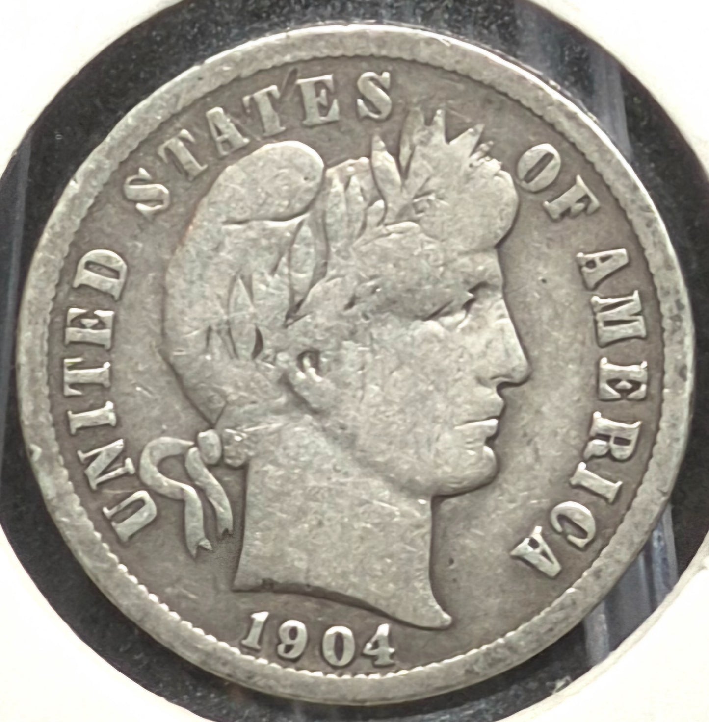 1904 Barber Dime 🥈90% Silver🥈Very Fine Detailed Circulated Condition