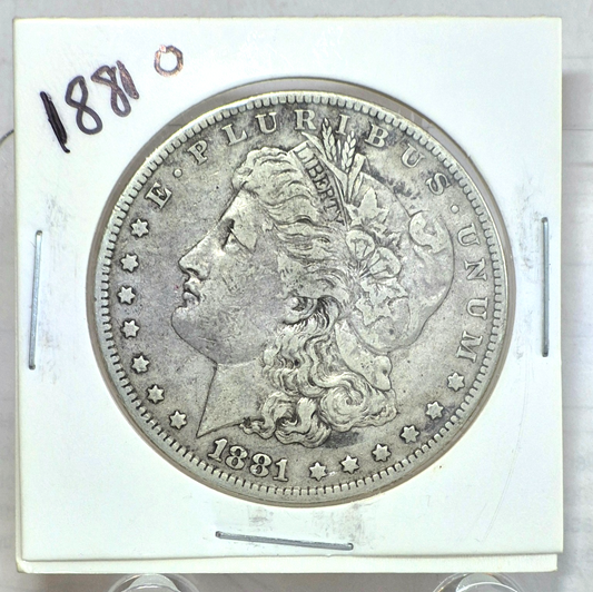 1881-O Morgan 90% Silver Dollar Strong VF-XF Features