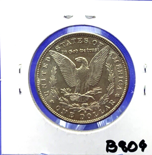 1882-S Morgan 90% Silver Dollar BU Gem Shiny, Bright, Well Struck Coin