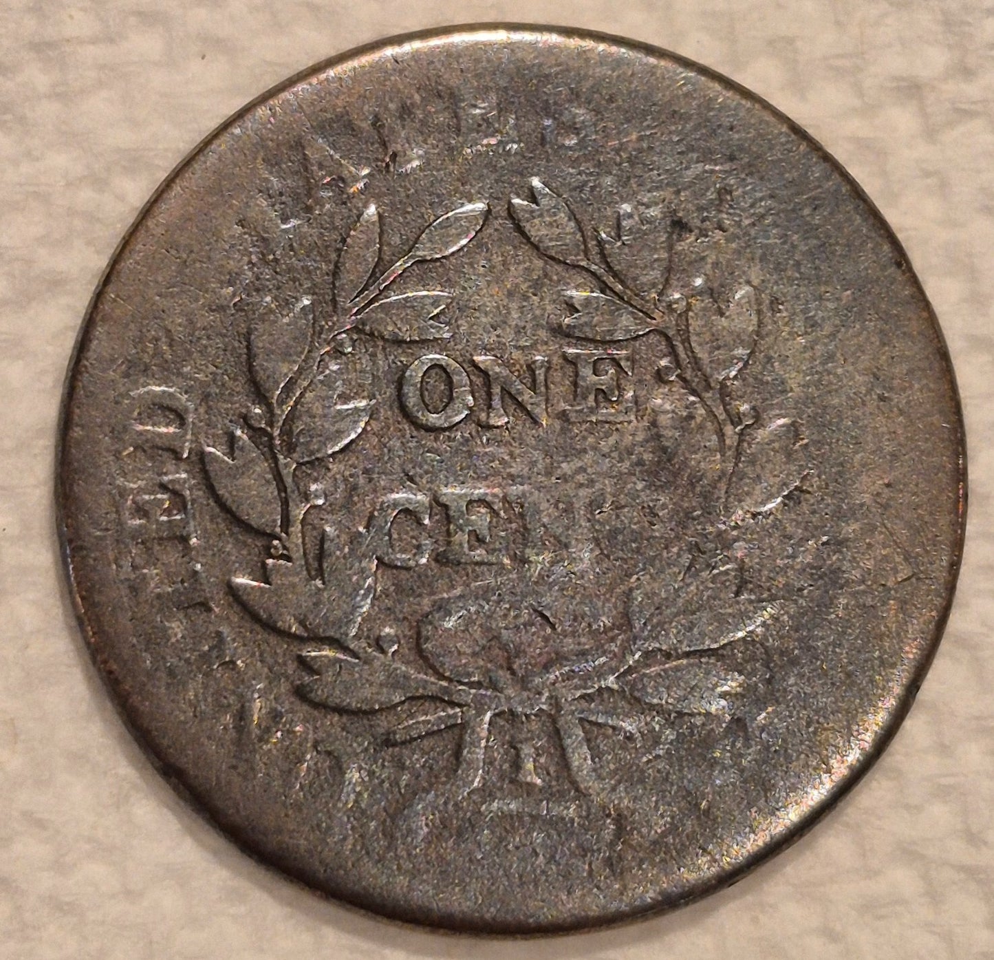 1807/6 1C BN Draped Bust Large Cent 🔥Rare🔥 Last Yr Lg Date Lg Fraction Pt One
