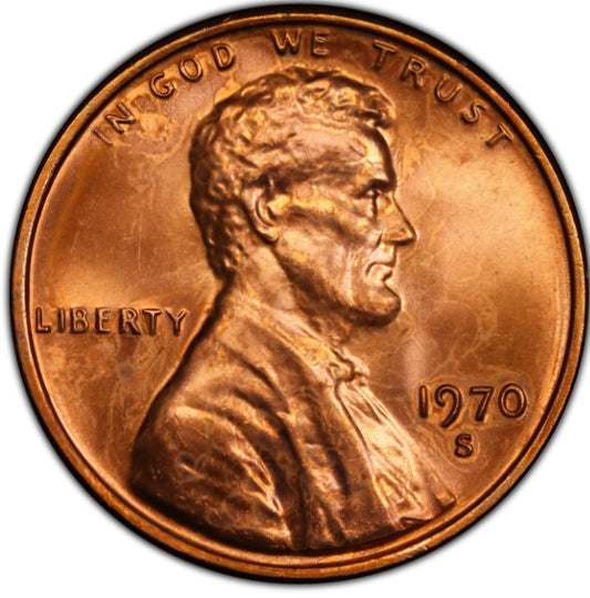 1970 S Memorial LARGE DATE BU Brilliant Uncirculated 1C 🔥From OBW Bank Roll🔥