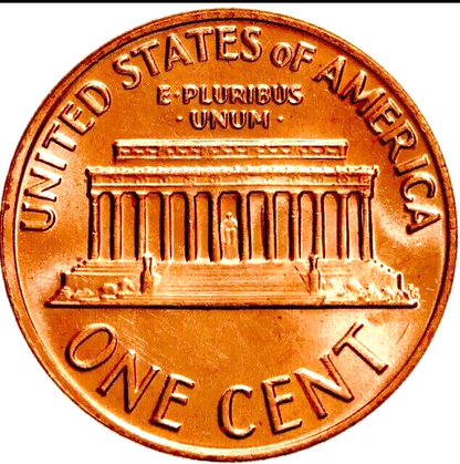 ✅ 1963-P BU GEM BRILLIANT UNCIRCULATED Lincoln Memorial Cent From OBW Bank Coin