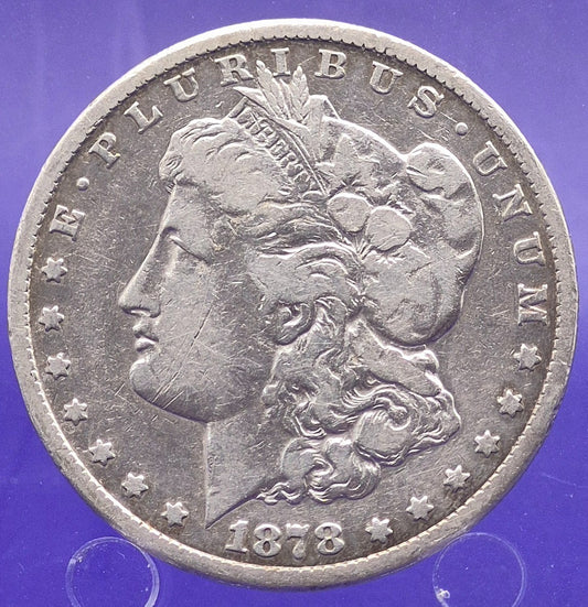 ✅ 1878-CC Morgan 90% Silver $1 Dollar Carson City 1st Year Key Date Coin