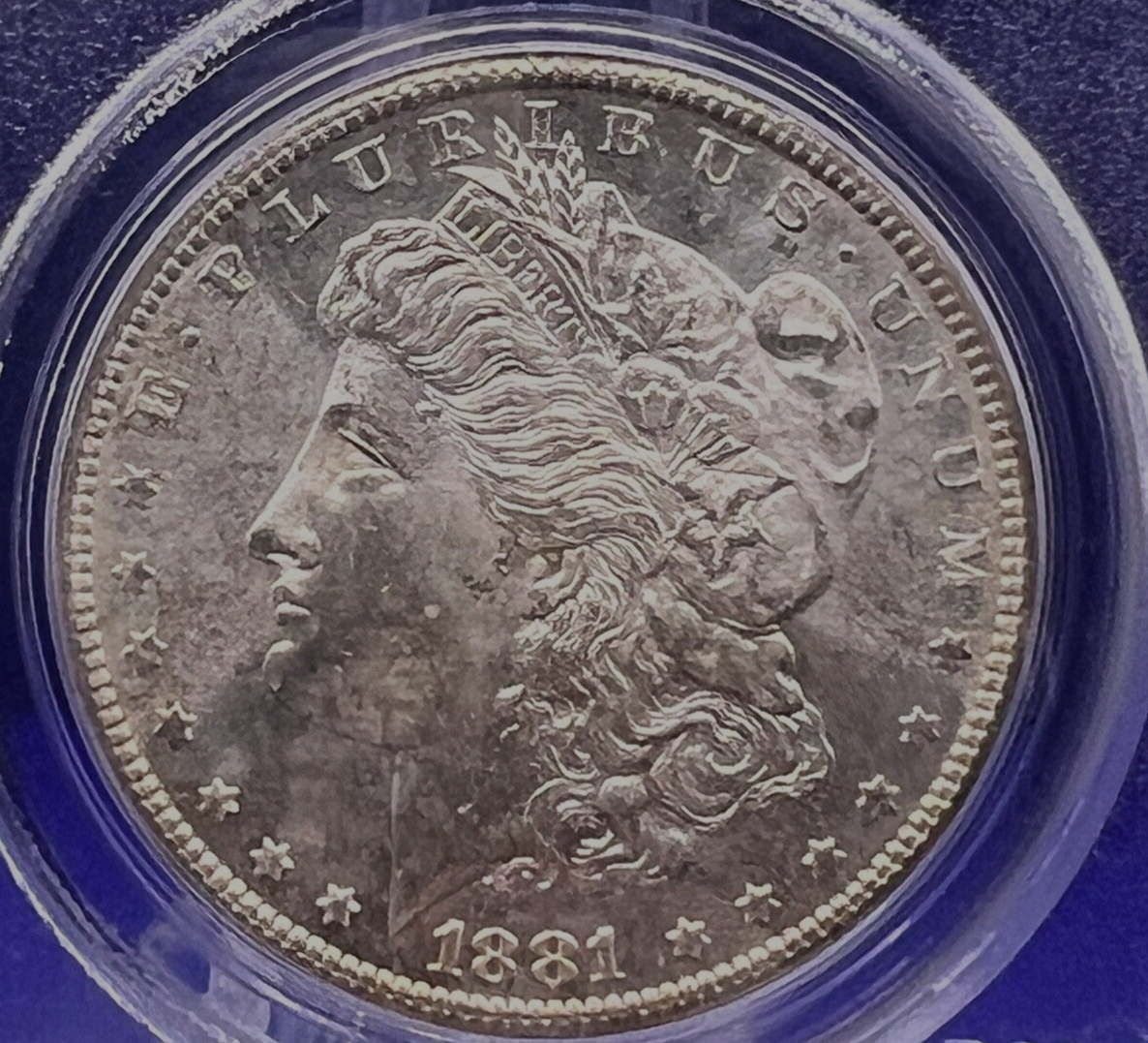 🔥MS64 GRADED  1881-S PCGS Morgan Silver Dollar OGH Label