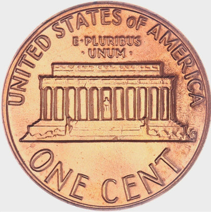 1985 D Lincoln Memorial BU Brilliant Uncirculated 1C From 🔥OBW Bank Roll🔥