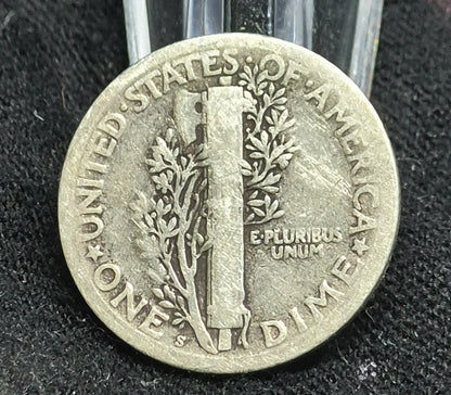 1923 S MERCURY DIME BETTER DATE🥈90% SILVER🥈  SELLING AS SHOWN 10C