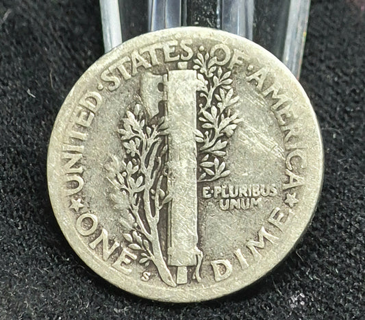 1923 S MERCURY DIME BETTER DATE🥈90% SILVER🥈  SELLING AS SHOWN 10C