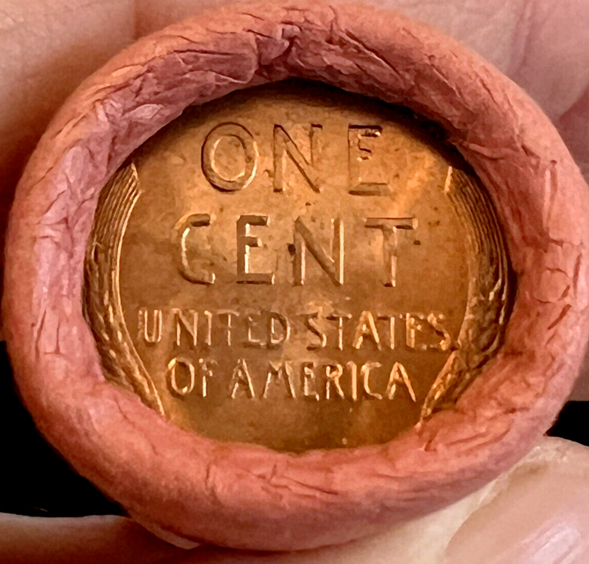 ✅ 1958 P GEM BU Lincoln Wheat Cent from OBW Roll Red Shiny UNCIRCULATED Coin