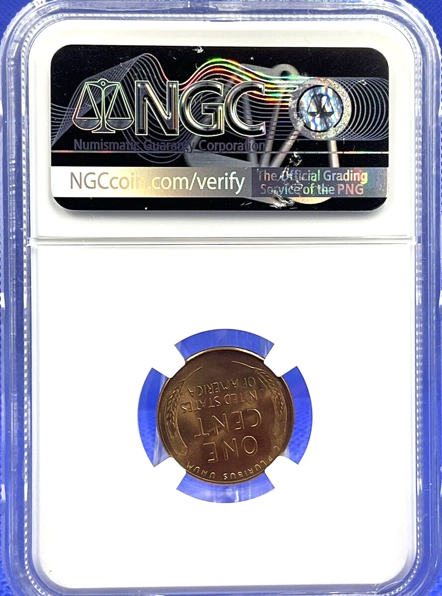 ✅  1948 S Lincoln Wheat Cent NGC MS 66 RD EXTRA SHARP Coin RED Luster Penny ✅