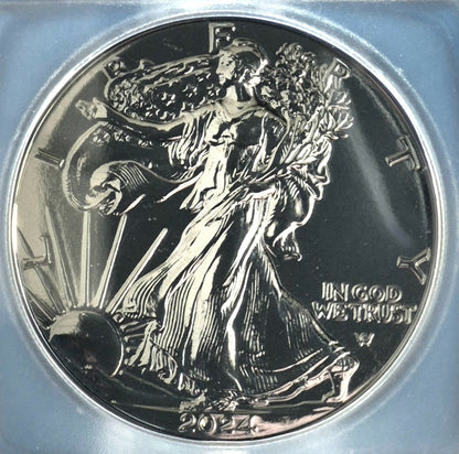 2024 ICG American Silver Eagle Black Ruthenium Edition. 1 oz Silver **1 of 500**