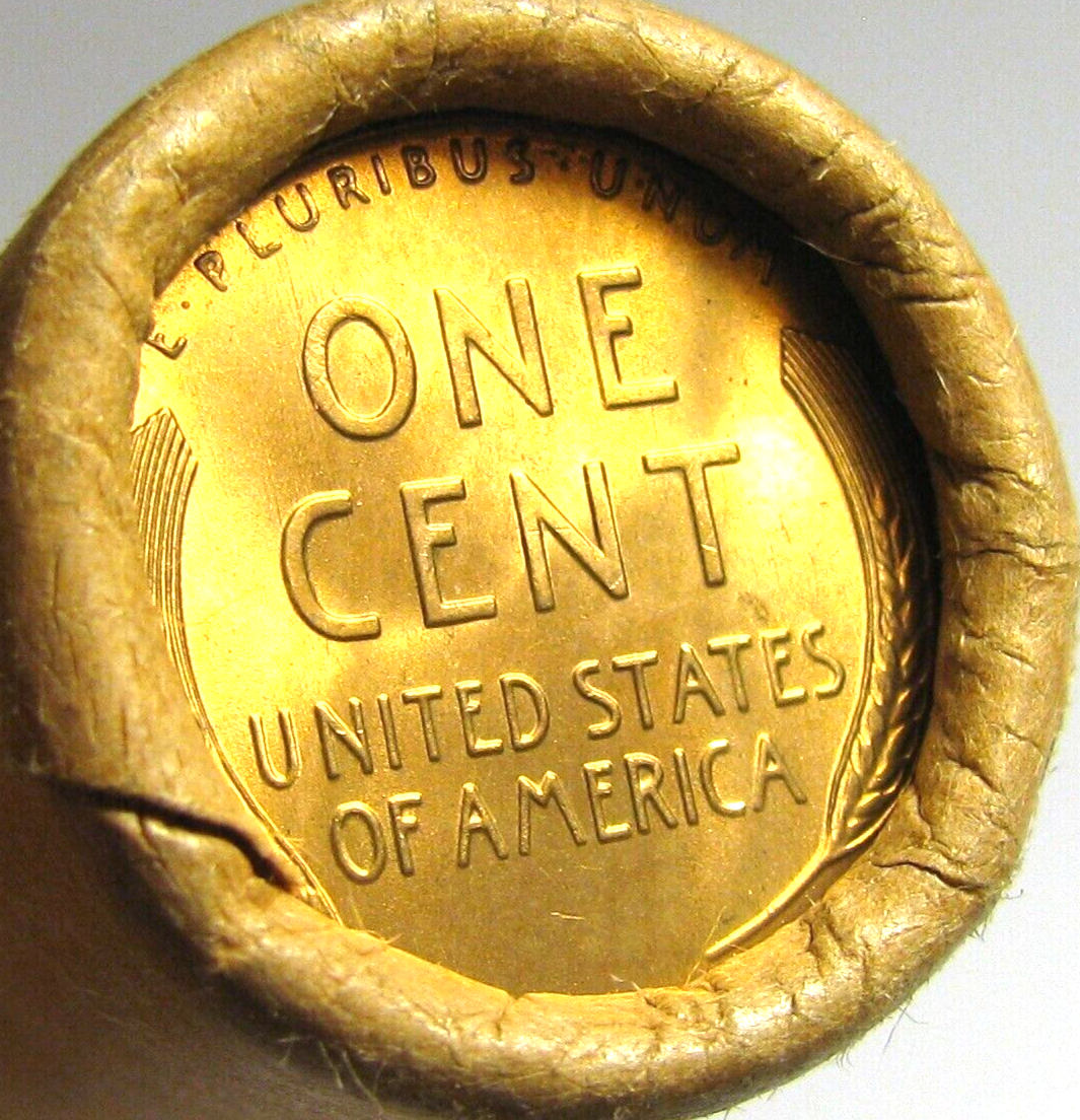 ✅ 1950 S Lincoln Wheat Cent GEM BU 1c BRILLIANT UNCIRCULATED From OBW Rolls